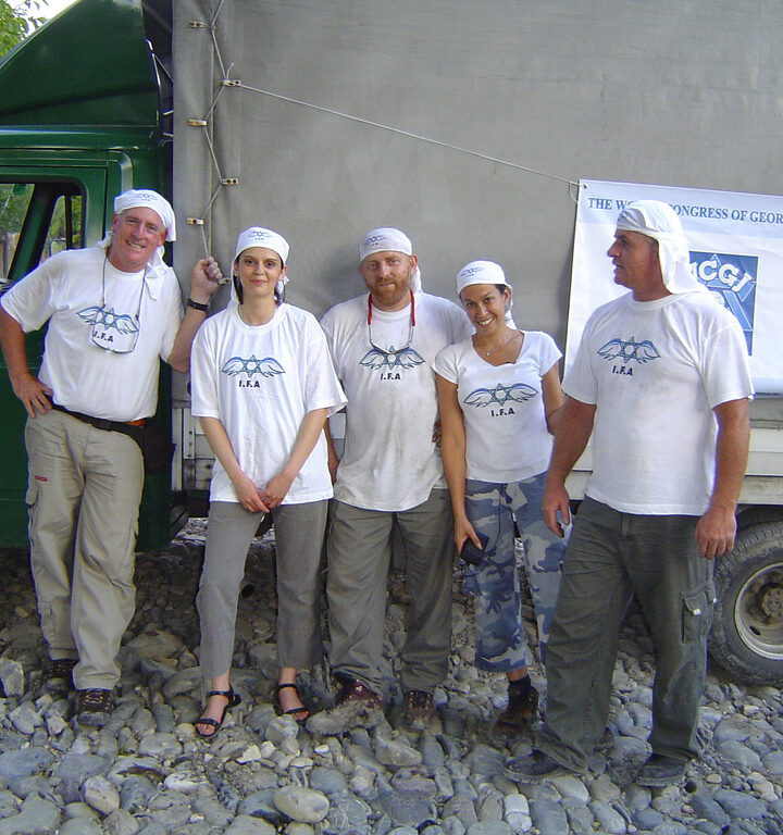Non-profit disaster relief organization Israeli Flying Aid provided assistance in the wake of Hurricane Katrina in New Orleans. Photo: courtesy