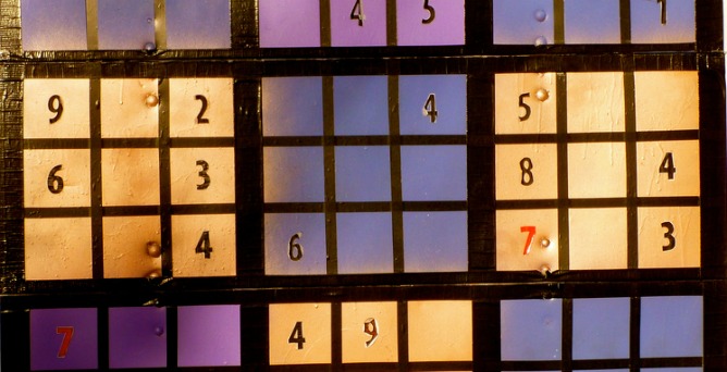 Sudoku. Photo by Rick McCharles*