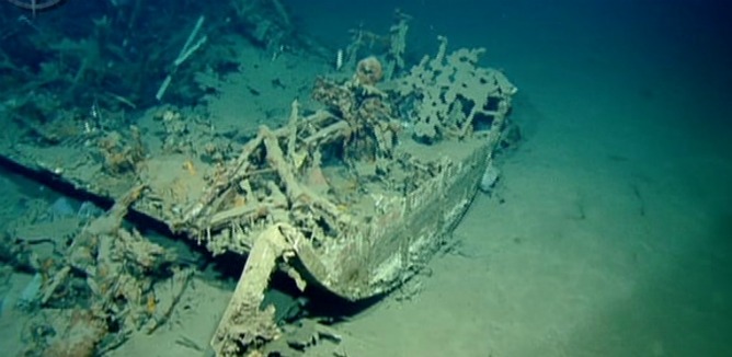 Researchers discovered the remains of a ship deep in the Mediterranean.
