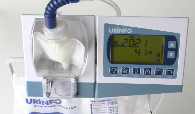 URINFO electronically measures urine flow in real time.