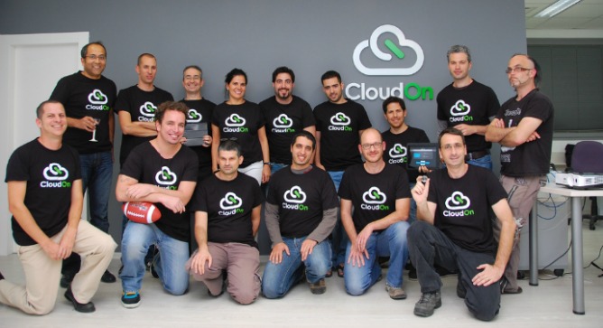The CloudOn team. Engineering VP Meir Morgenstern is third from left in top row.