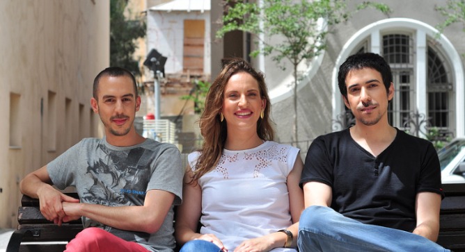 Hello Doctor co-founders, from left, Ziv Meltzer, Maayan Cohen and Eran Keisar.