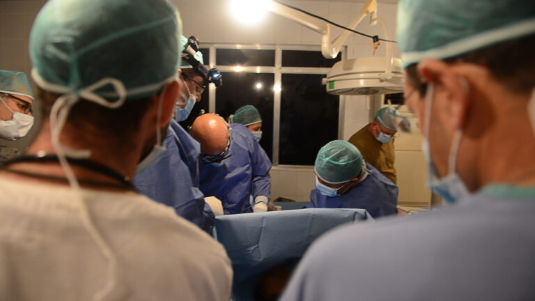 A 148-team of IDF medical experts is in the heart of the disaster zone, ready to save lives.  (IDF Spokesperson's Unit)