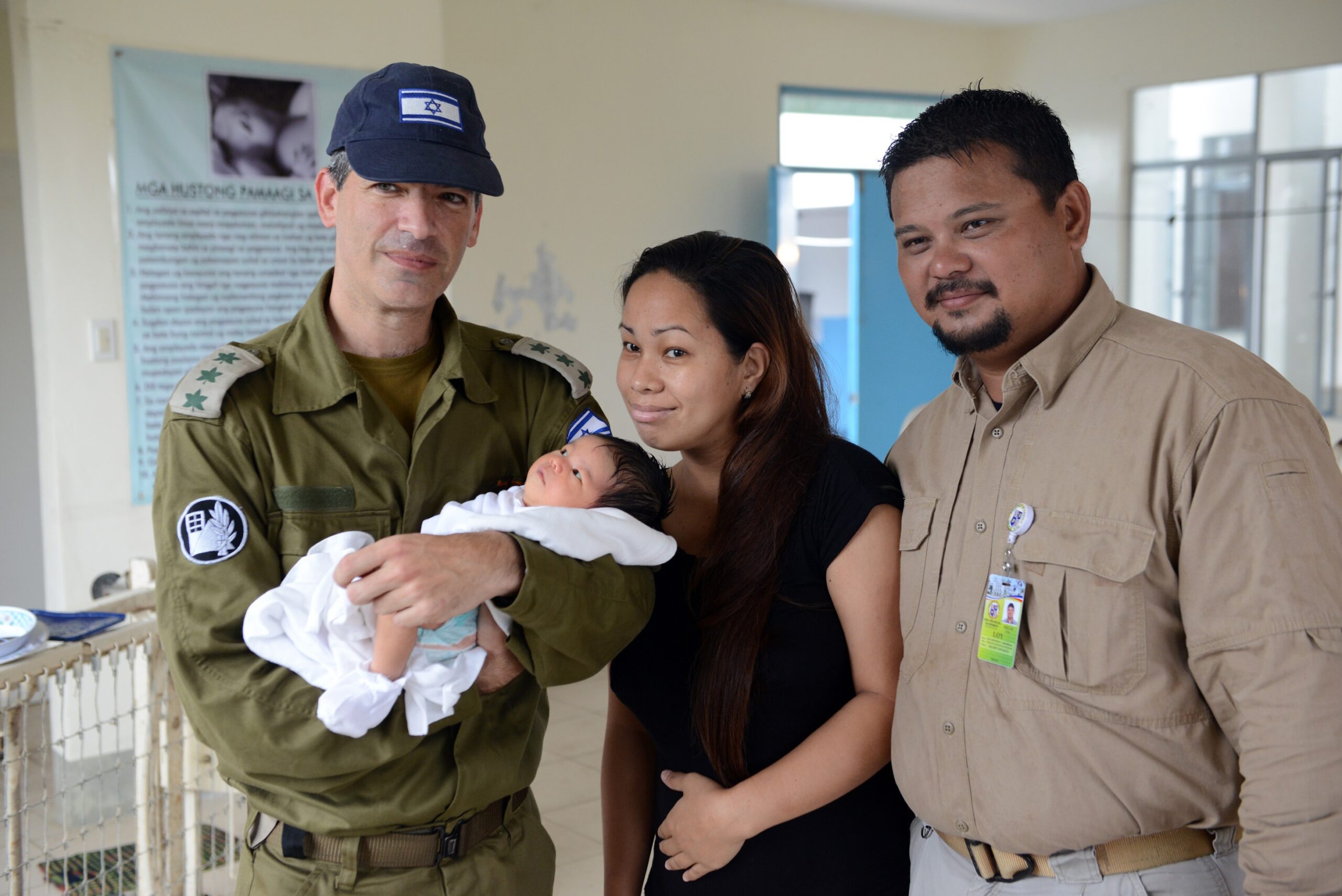 Louis, the head of security in Cebu, named his daughter Shai, after IDF Military AttachÃ© to the Philippines Col. Shai Brovender. (IDF Spokesperson's Unit)