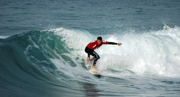 Surfing in Haifa. Photo by Flash90.