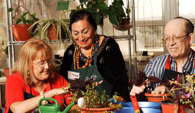 Gardening therapy is one of the services at Reuth Medical Center.
