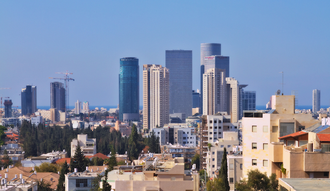 Tel Aviv has become the capital of high-tech in Israel. Image via Shutterstock.com