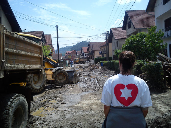 'We are proud to represent Israel in this mission to help the courageous Serbian people.' - Lev Echad – Emergency Civilian Aid