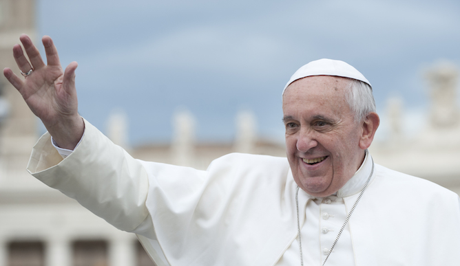 Pope Francis photo via Shutterstock.com