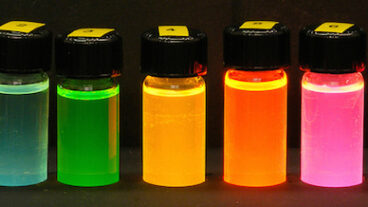 Brilliant color achieved with nano-crystals.