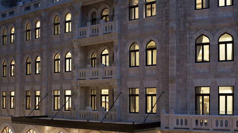 The Waldorf exterior. Photo courtesy of the Waldorf Astoria Jerusalem