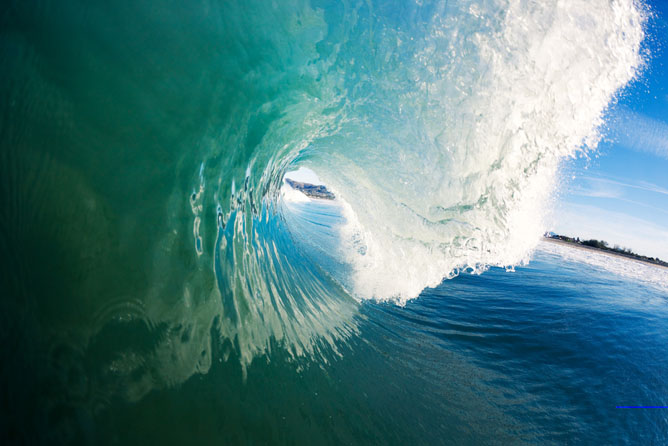 An ocean wave from a surfer's perspective. (Shutterstock.com)