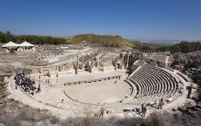 Romans once flocked to Beit She’an for entertainment such as blood sports. (Itamar Grinberg/Israel Tourism Ministry)