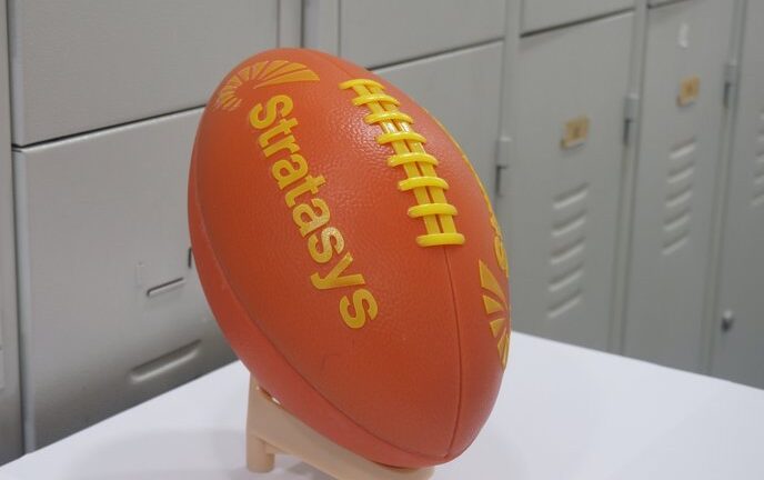 World’s first 3D printed football was tested in Jerusalem.