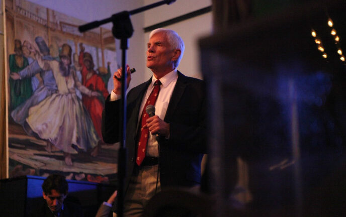 Dr. Alan Shackelford speaking at Canna Tech. (Photo: Dana Meirson)