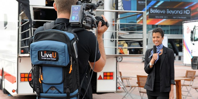 LiveU technology in action.