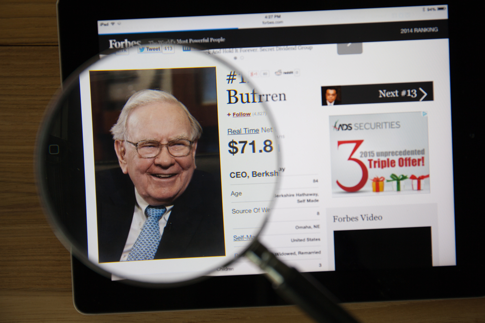 American billionaire Warren Buffett invests in eVolution Networks. (Shutterstock)