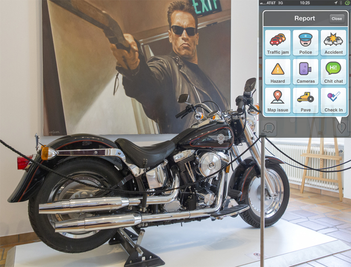 Terminator's voice entertains drivers en route to the movies. (Shutterstock.com)