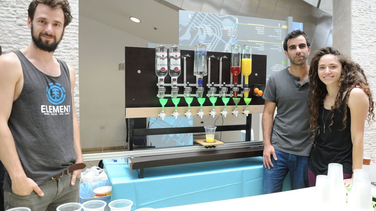 Robodrink photo courtesy of the Technion.