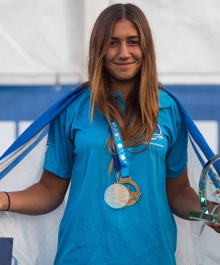Noy Drihan won a double gold at RS:X Youth Worlds 2015. (Photo by Robert Hajduk/ShutterSail.com)