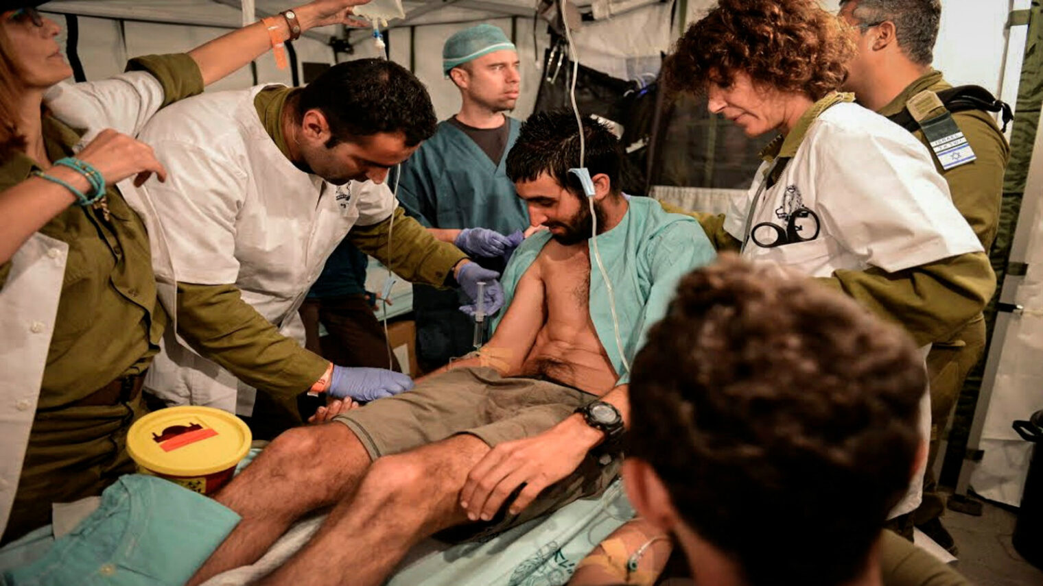 Hundreds of casualties were tended at the IDF field hospital in Kathmandu, Nepal, after the earthquake earlier this year. Photo by IDF Spokesperson via FLASH90