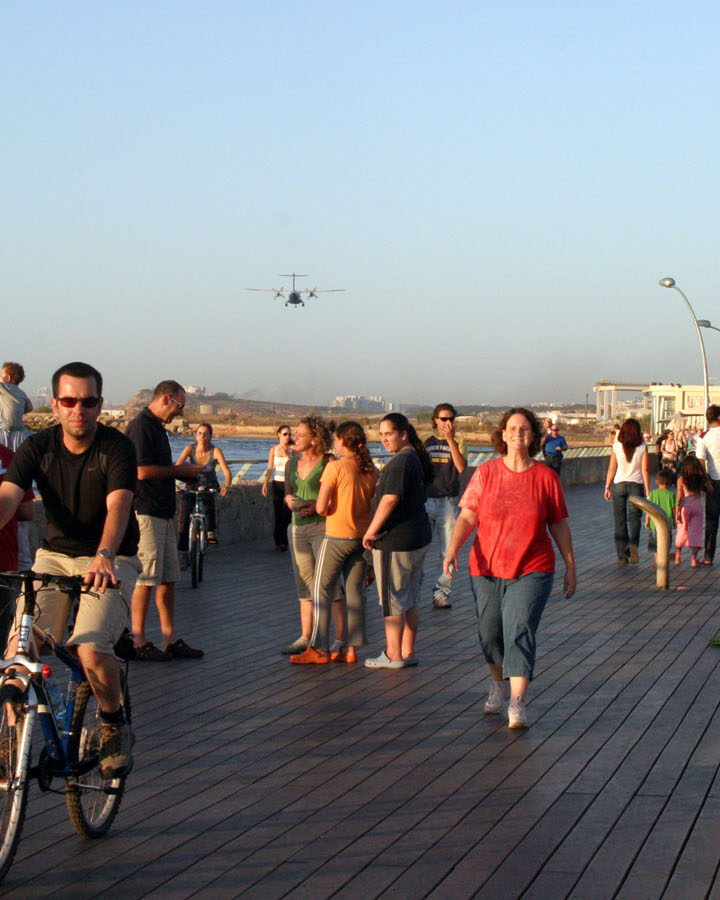 Tel Aviv Port is great for families. Photograph by Yael Tzur /Flash90