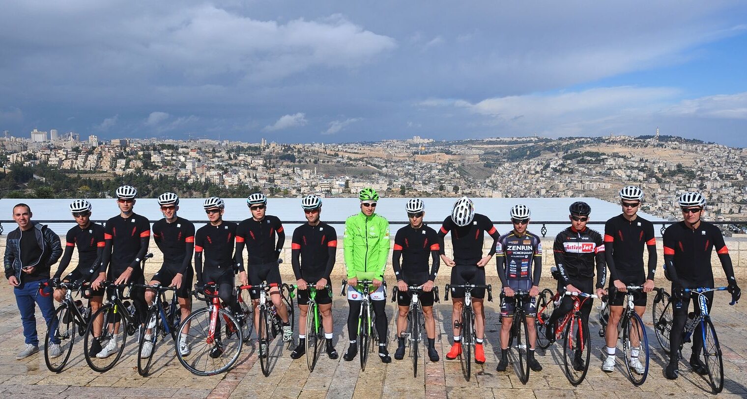 Team Cycling Academy at its Jerusalem debut. Photo: Tim de Waele/TDWSport.com
