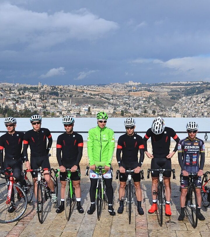 Team Cycling Academy at its Jerusalem debut. Photo: Tim de Waele/TDWSport.com