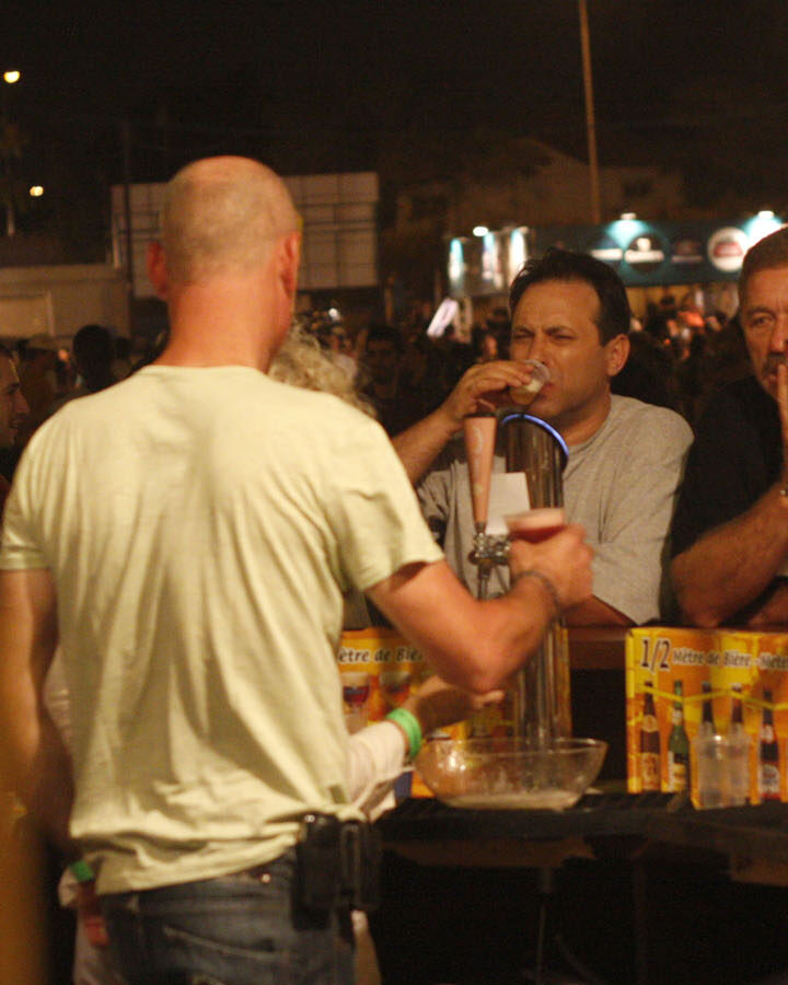 The 10th Jerusalem Beer Festival gets underway next week at Independence Park from August 26-27, 2015. Photo: Daniel Dreifuss/Flash 90