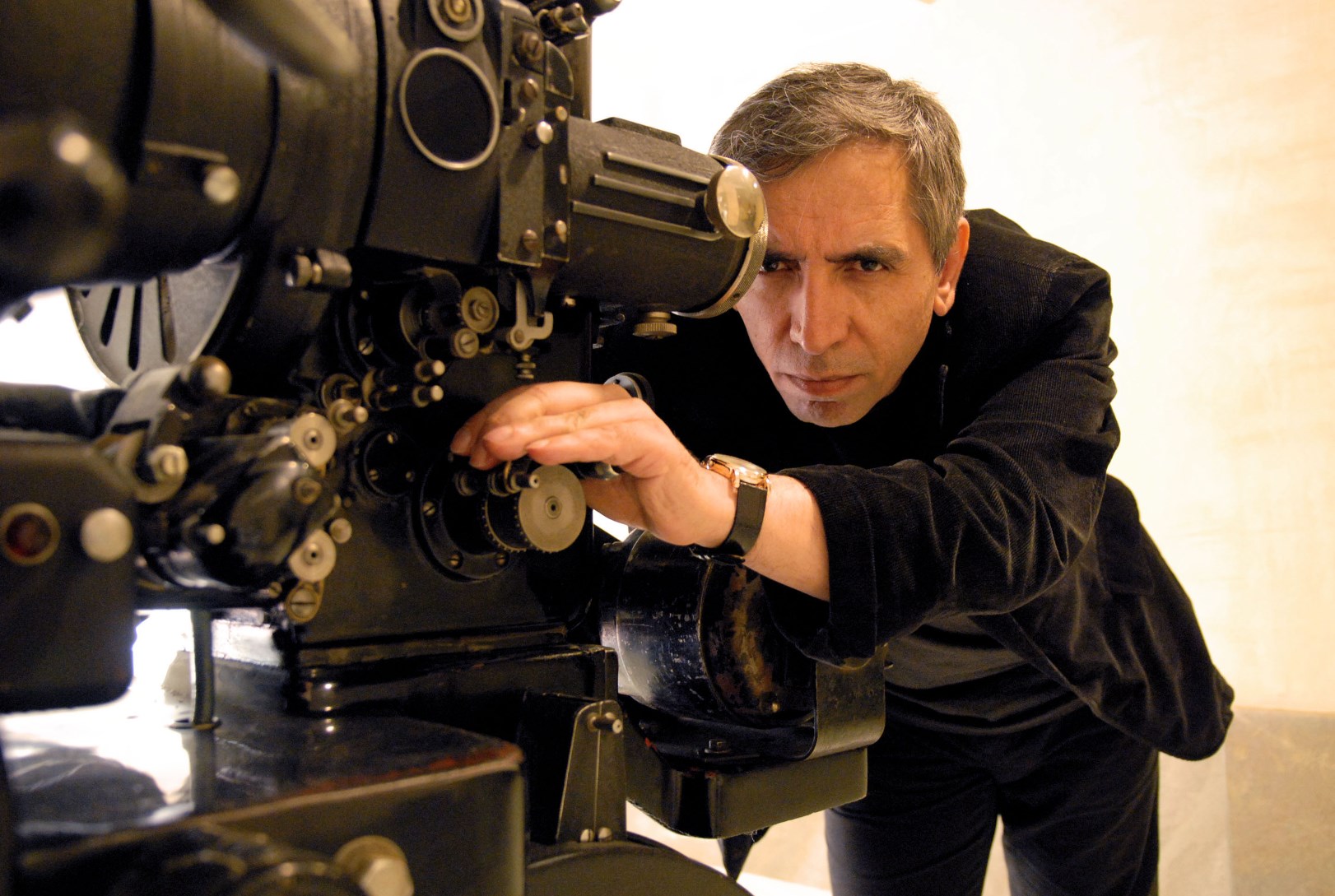 Iranian director Mohsen Makhmalbaf. Photo courtesy of the Haifa International Film Festival