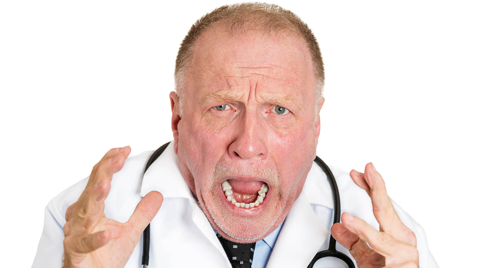 Rudeness is rampant in many medical contexts. Image via Shutterstock.com