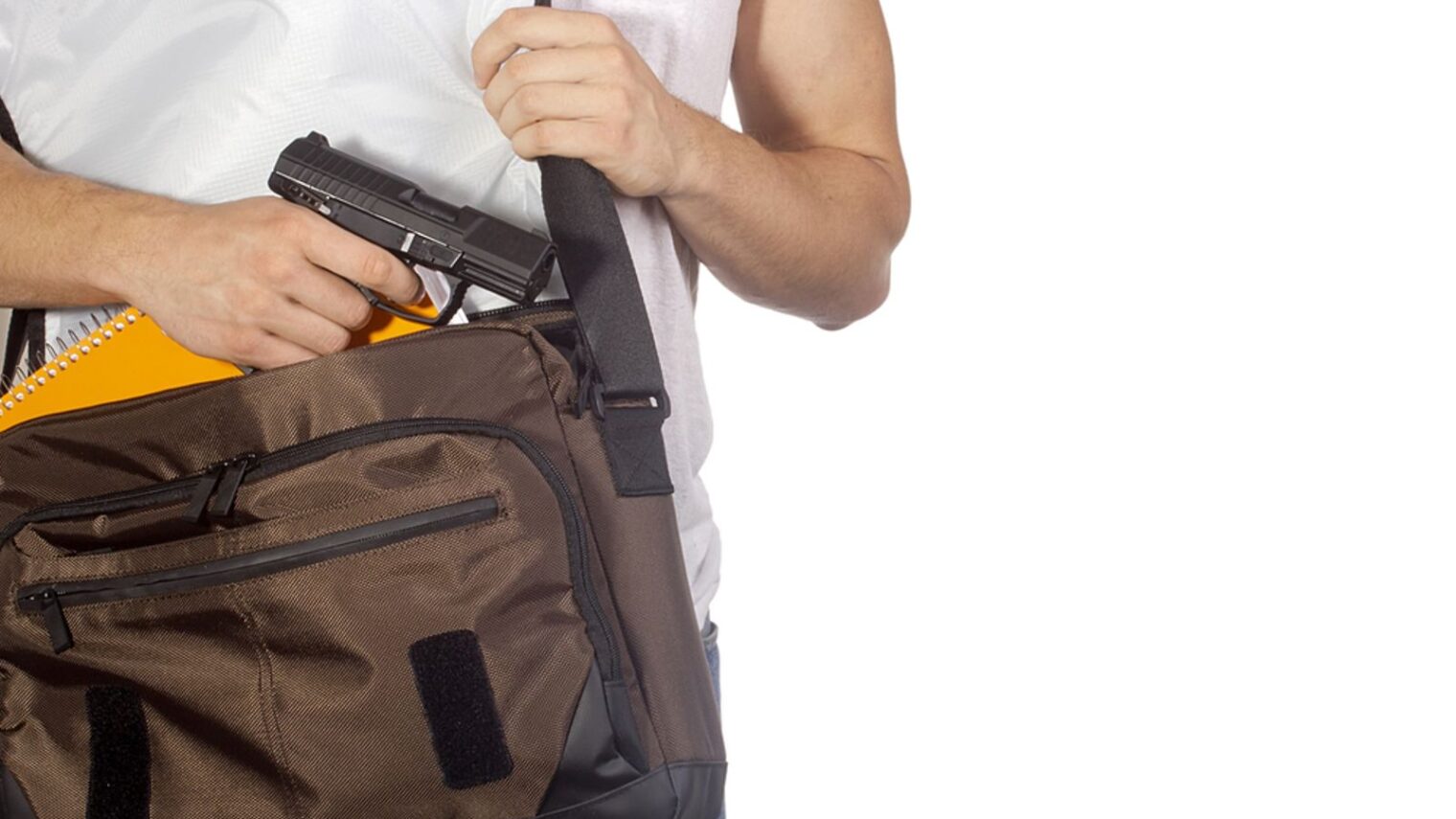 What kind of person brings a gun to school? Image via Shutterstock.com