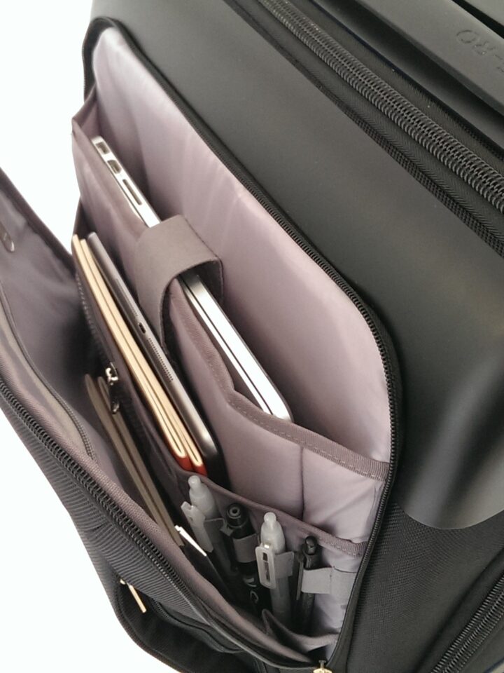 G-RO bags have lots of helpful features, like this work compartment. Photo: courtesy