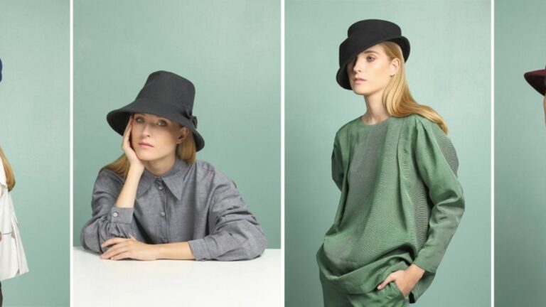 A preview of Justine Hats’ 2016 winter collection. Photo by Yifat Verchik