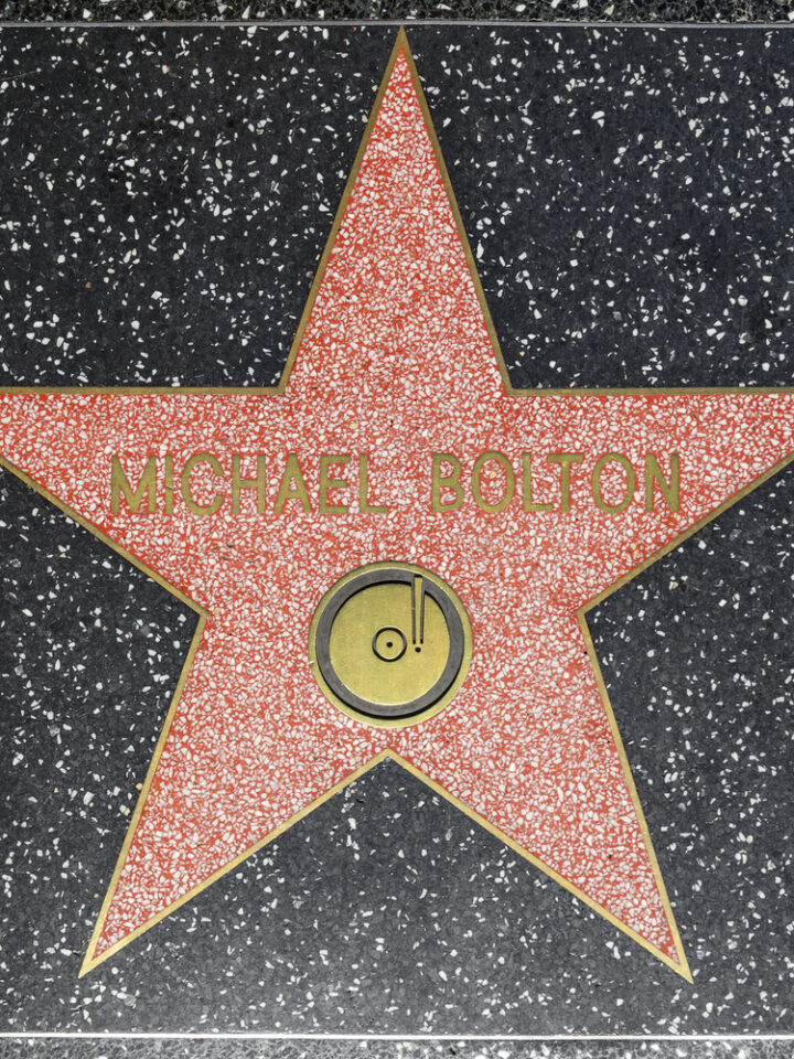 Michael Bolton's starstar on Hollywood Walk of Fame. (Shutterstock)