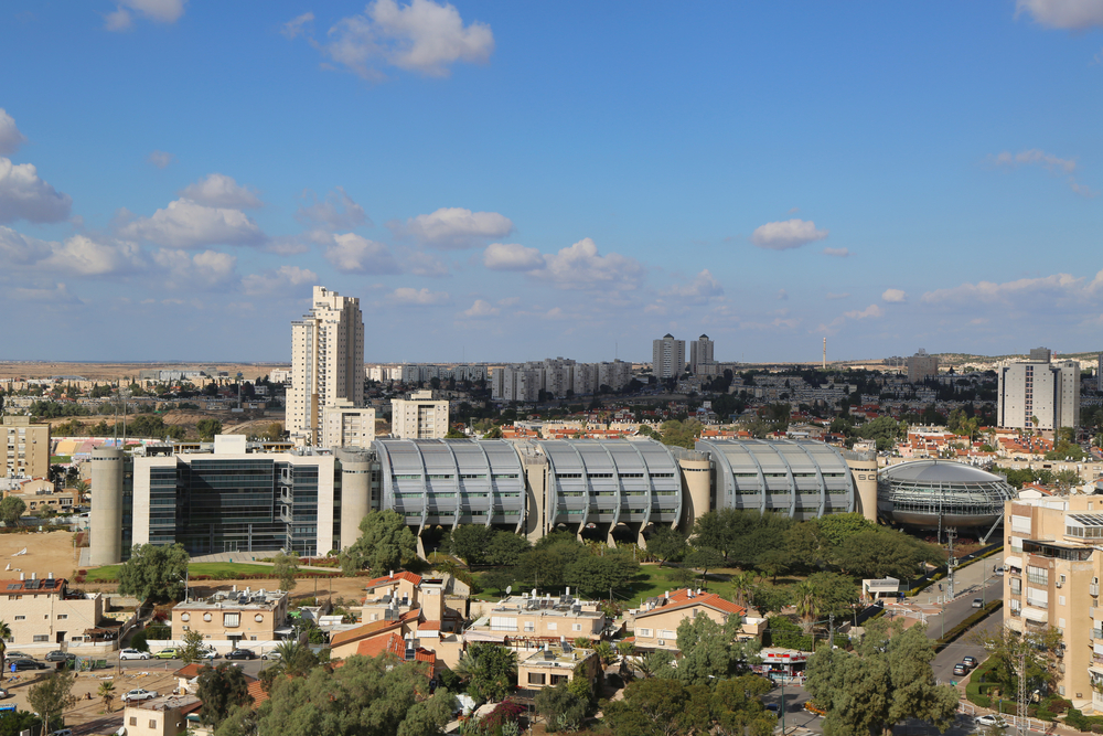 An aerial view of Beersheva. Photo by Leonard Zhukovsky / Shutterstock.com