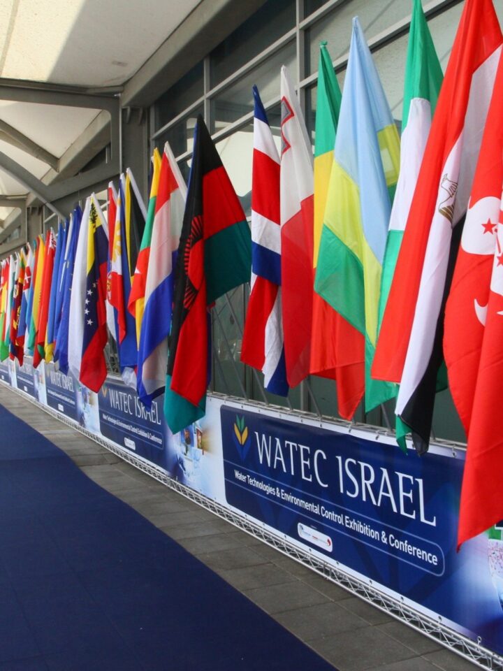 A showcase of state-of-the-art Israeli water tech innovations.   Photo courtesy of WATEC PR