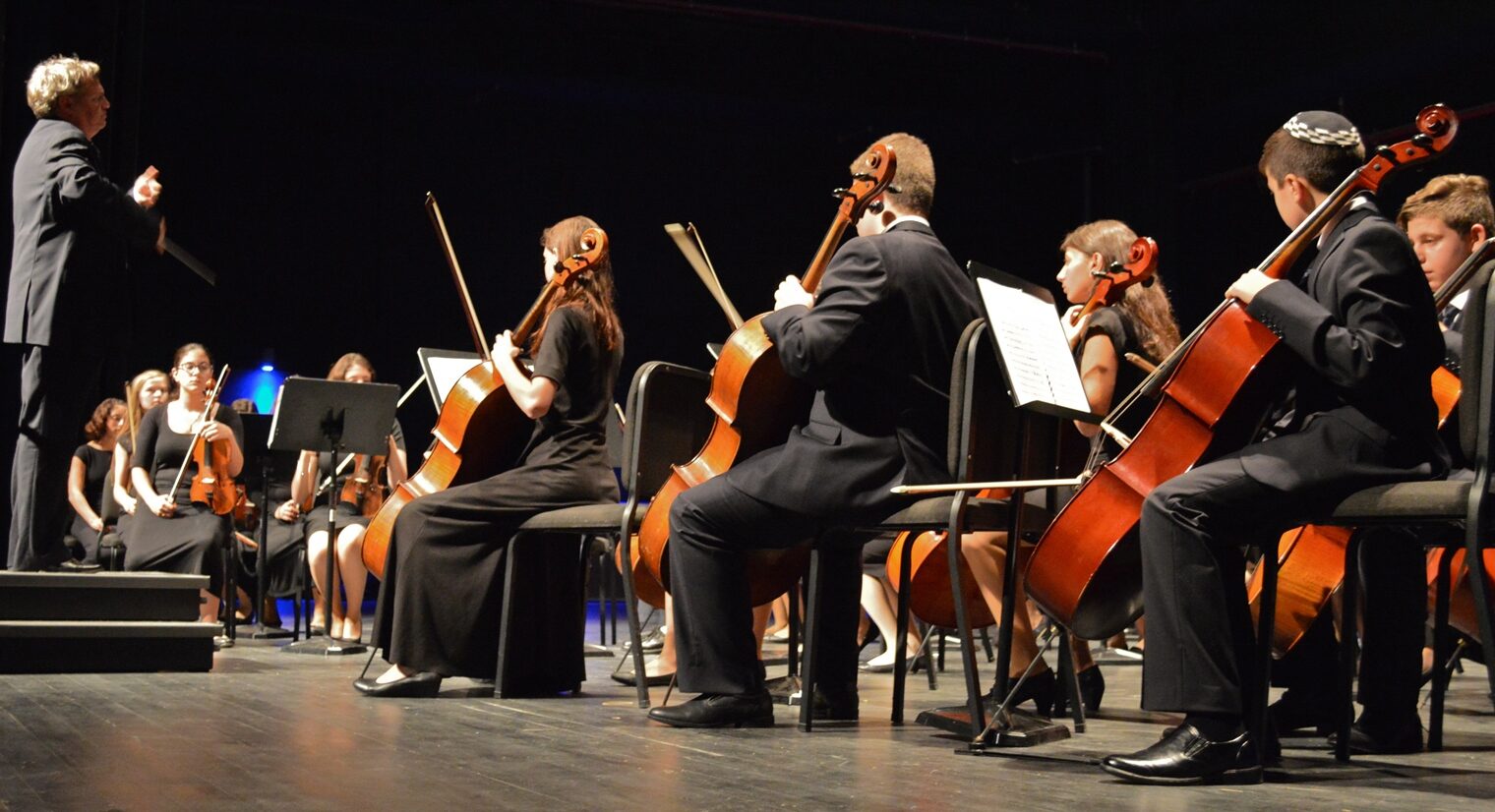 The Maale Adumim Youth Symphony in concert. Photo by Daniel Santacruz