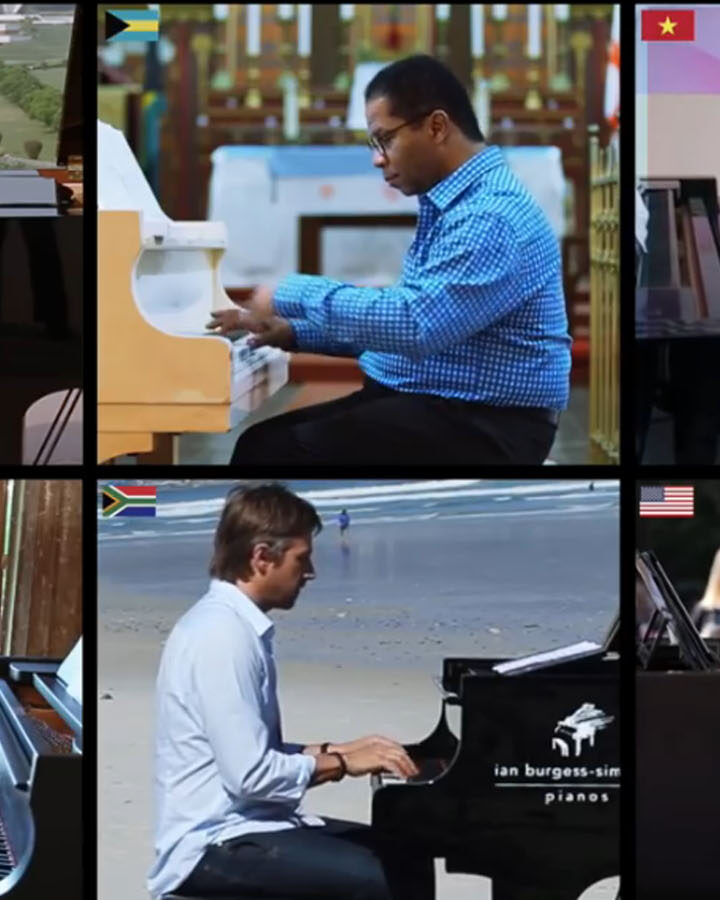 YouTube screenshot of “United Pianos.”