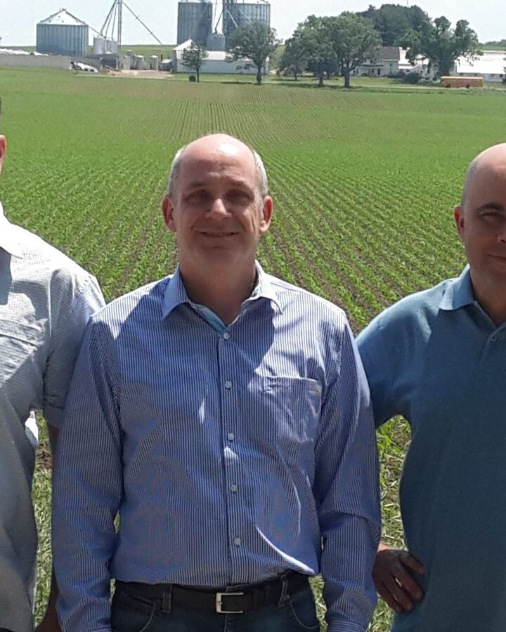 Groundwork BioAg executives, from left, Danny Levy, Yossi Kofman, Dan Grotsky. Photo: courtesy