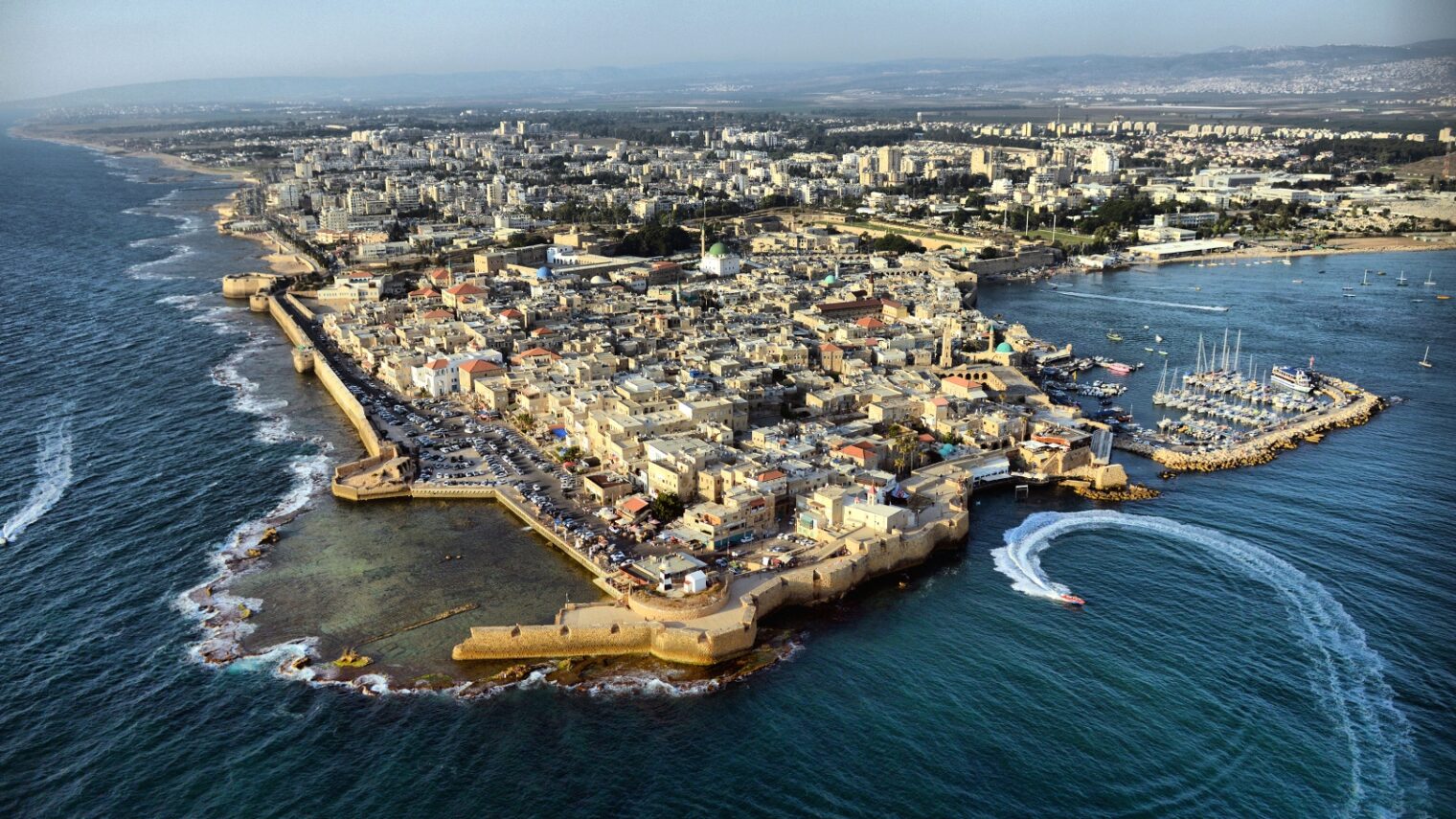 View of Acre from the south. Photo by Yigal Dekel