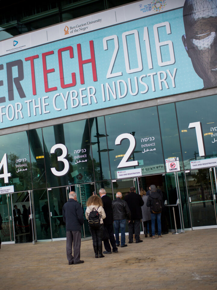 Nearly 11,000 people came to opening day of Cybertech 2016 in Tel Aviv on January 26, 2016. Photo by Miriam Alster/FLASH90