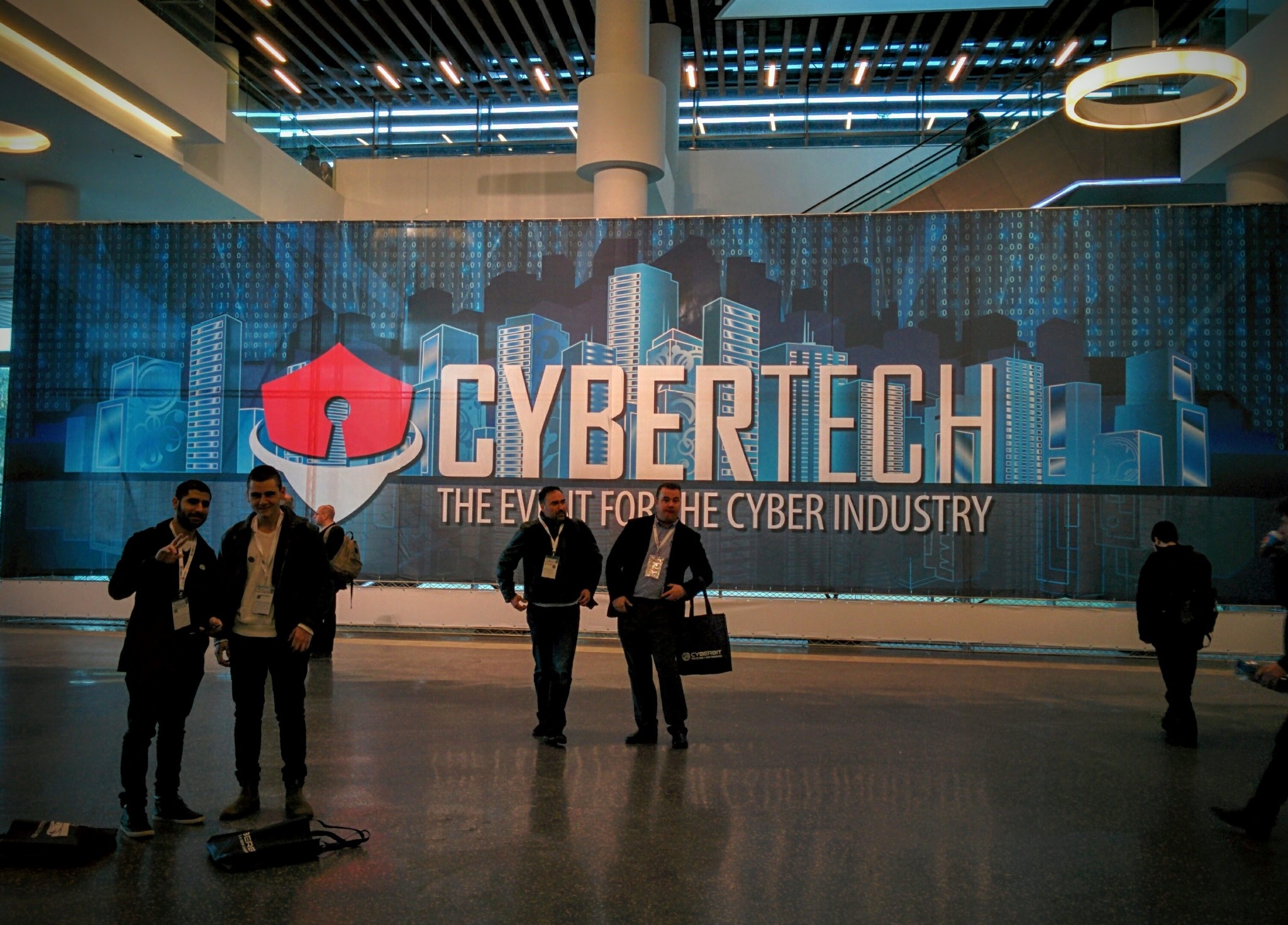 Nearly 11,000 people came to opening day of Cybertech 2016 in Tel Aviv. Photo by Viva Sarah Press
