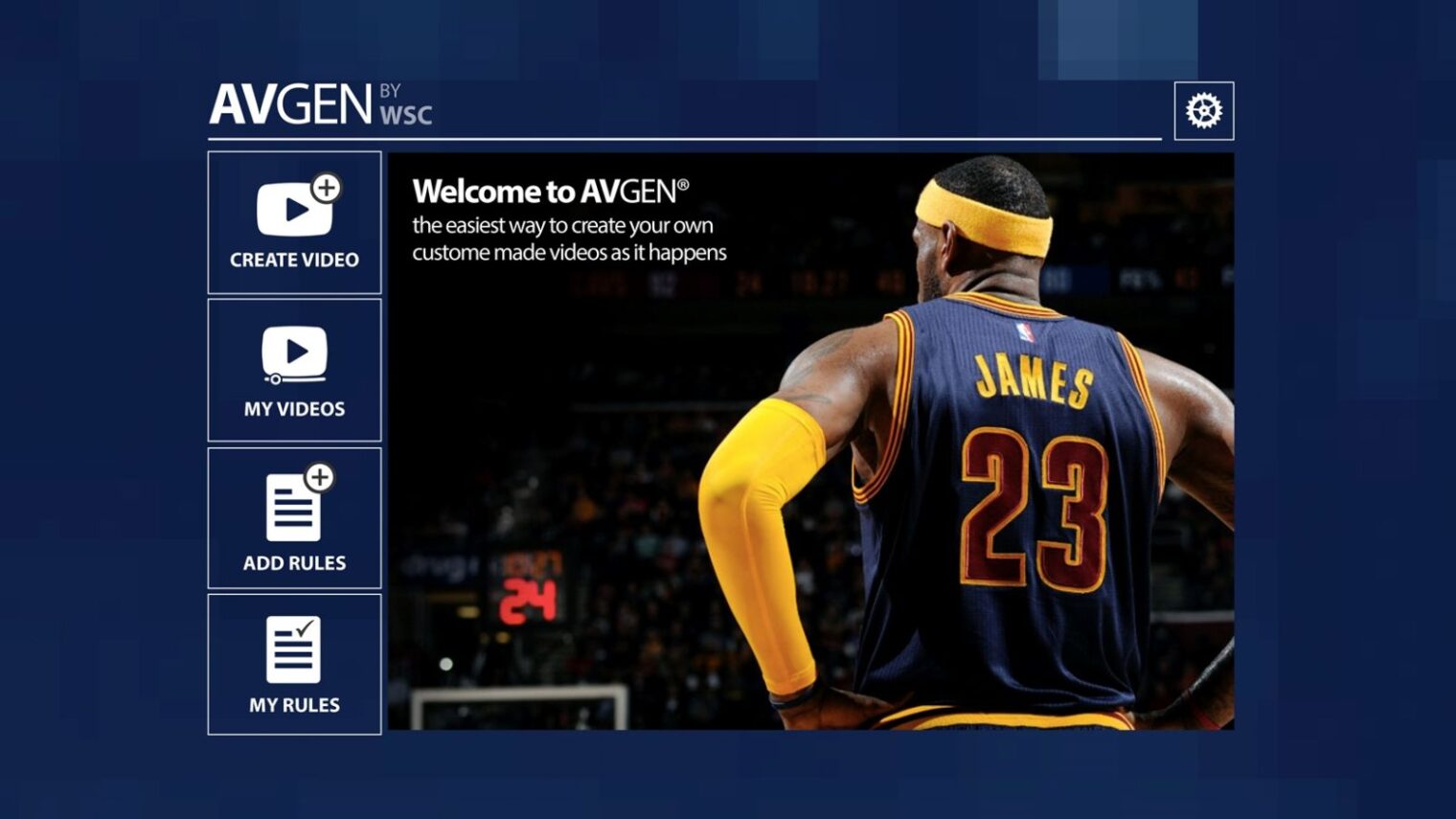 If you’re a LeBron fan, now you can get highlight clips of all his plays. Photo courtesy of WSC Sports Technologies