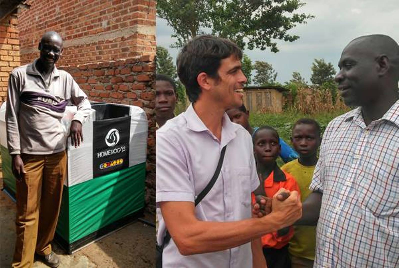 Homebiogas brings a bio-digester to an Ugandan orphanage. Photo: courtesy
