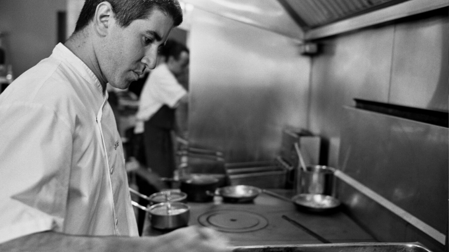 Chef Michael Solomonov at Zahav. Photo by Mike Regan