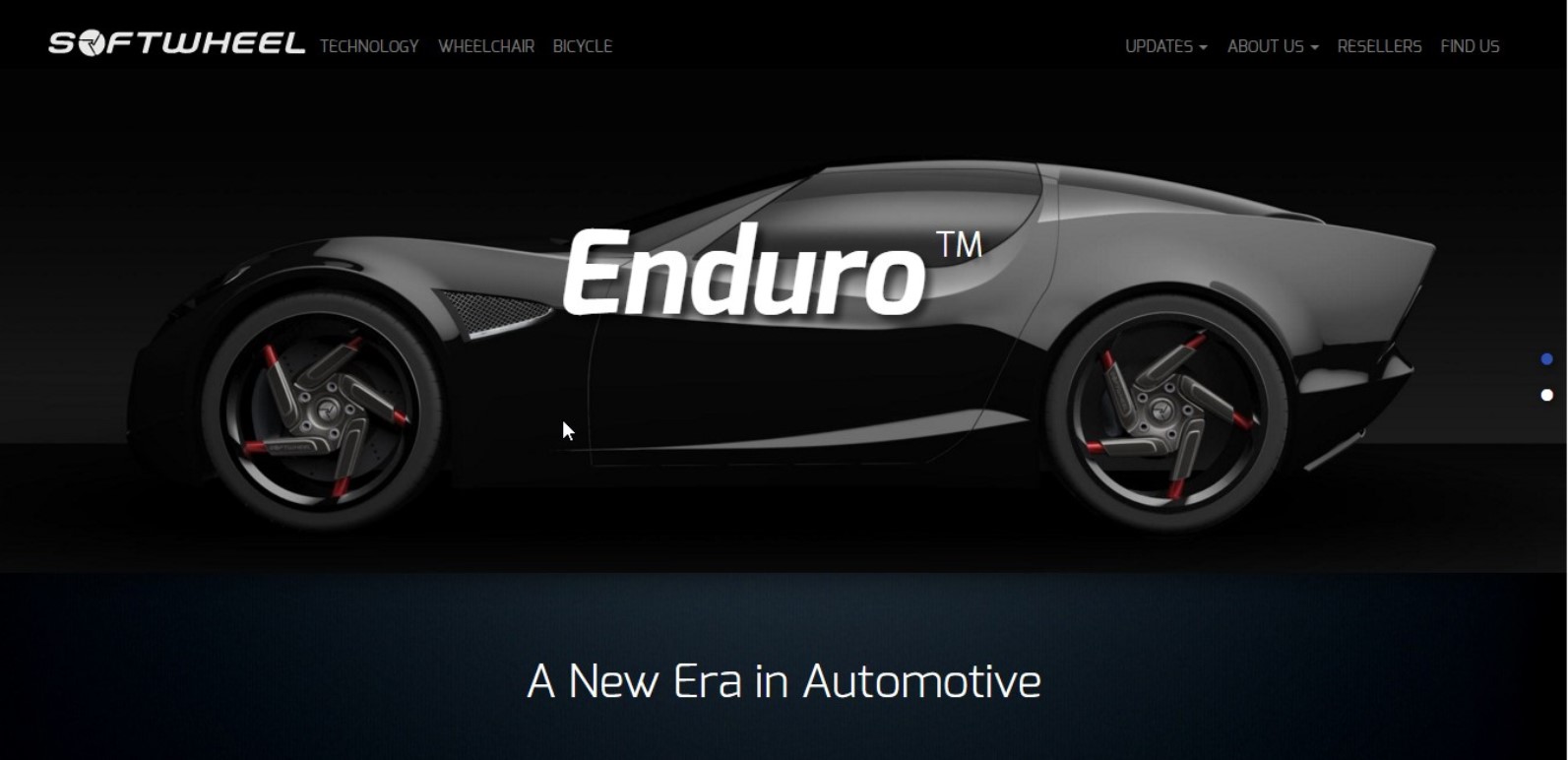 SoftWheel's Enduro offers many advantages over traditional auto wheels, including better energy efficiency and no possibility of a flat. Photo: screenshot