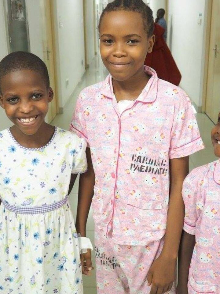 Tanzanian children are happy to be getting a new lease on life thanks to the Israeli medical team. Photo courtesy of SACH