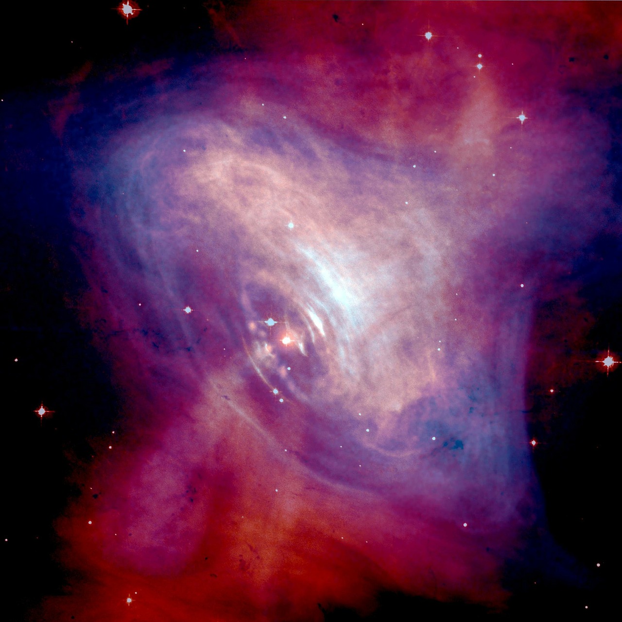A supernova remnant. Photo via Pixabay