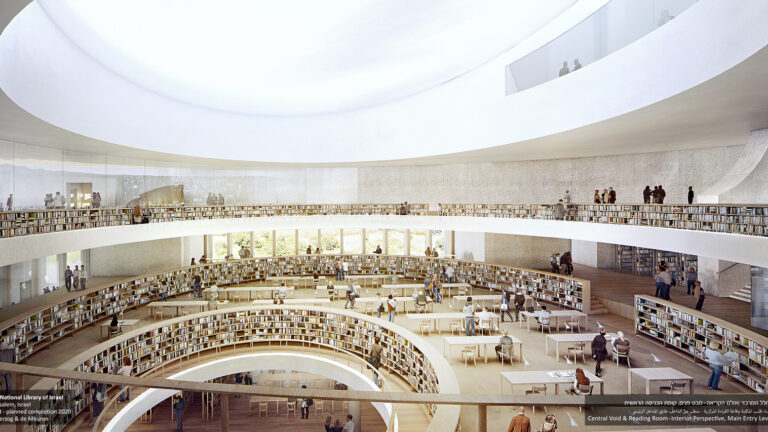 Reading room at the National Library. Photo courtesy of  National Library